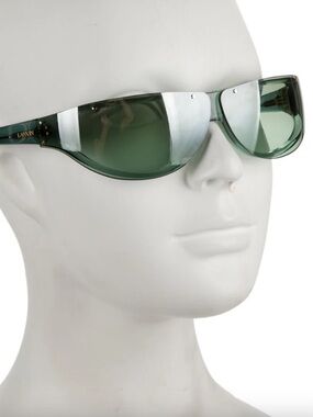 Lanvin Green Shield Tinted Sunglasses